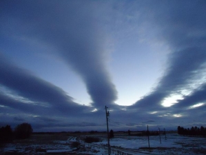 Interesting December Cloud Formation 